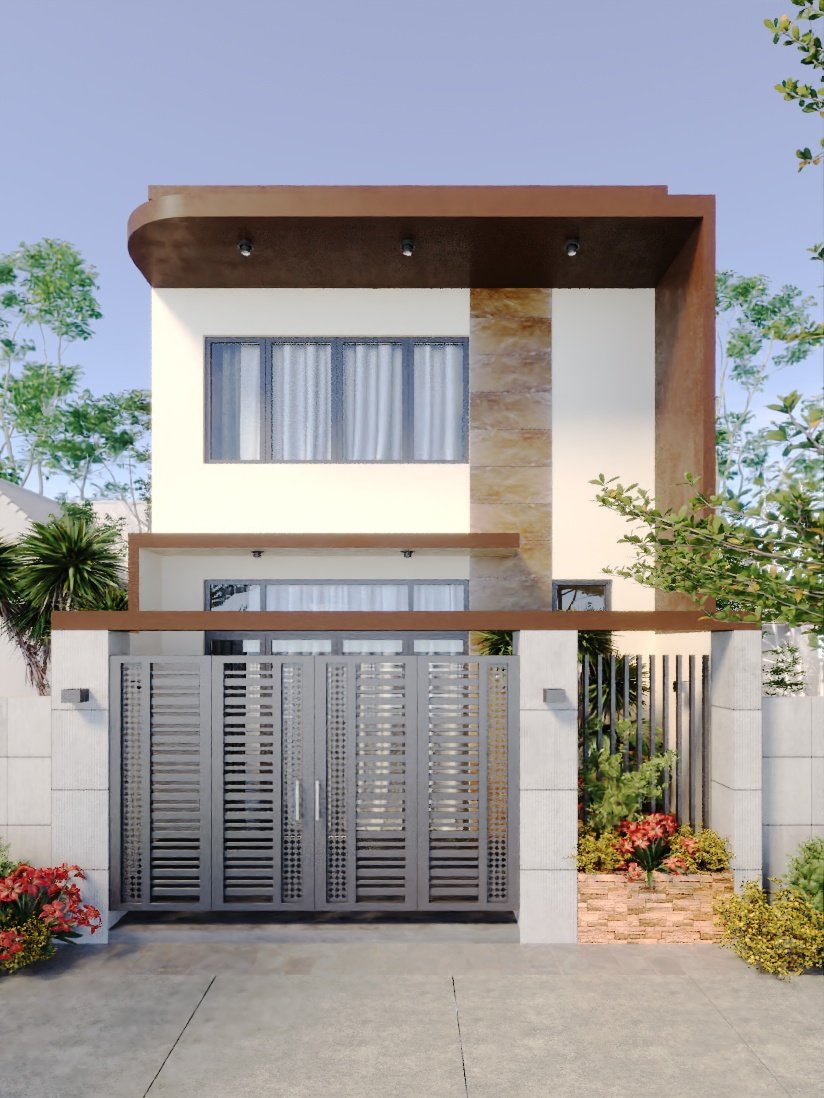 DỰ ÁN NHÀ Ở CẤP 4 GÁC LỬNG ĐẸP HIỆN ĐẠI TẠI ĐỨC HÒA, LONG AN | CÔNG TY XÂY DỰNG THUẬN NHÂN