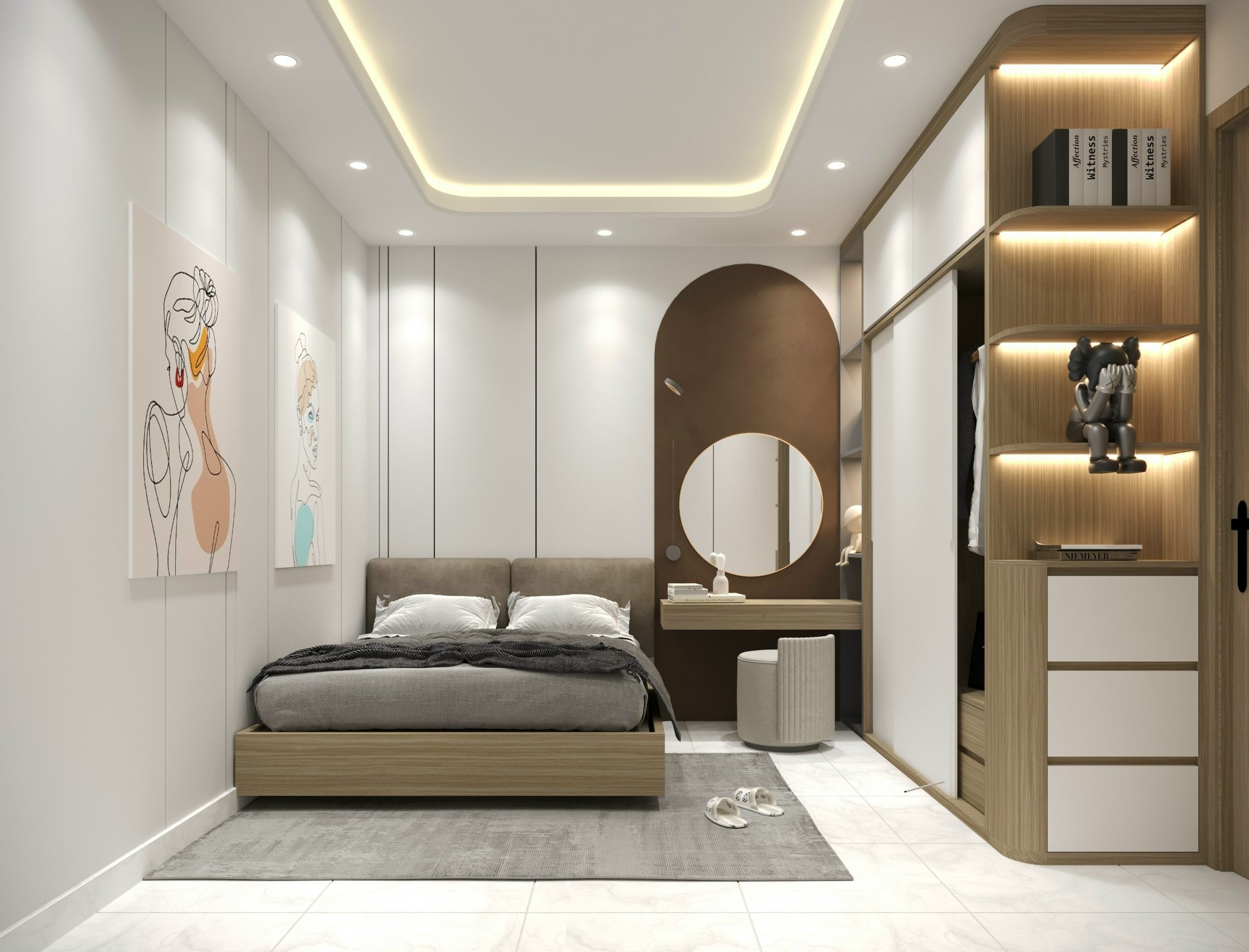 DỰ ÁN NHÀ Ở CẤP 4 GÁC LỬNG ĐẸP HIỆN ĐẠI TẠI ĐỨC HÒA, LONG AN | CÔNG TY XÂY DỰNG THUẬN NHÂN