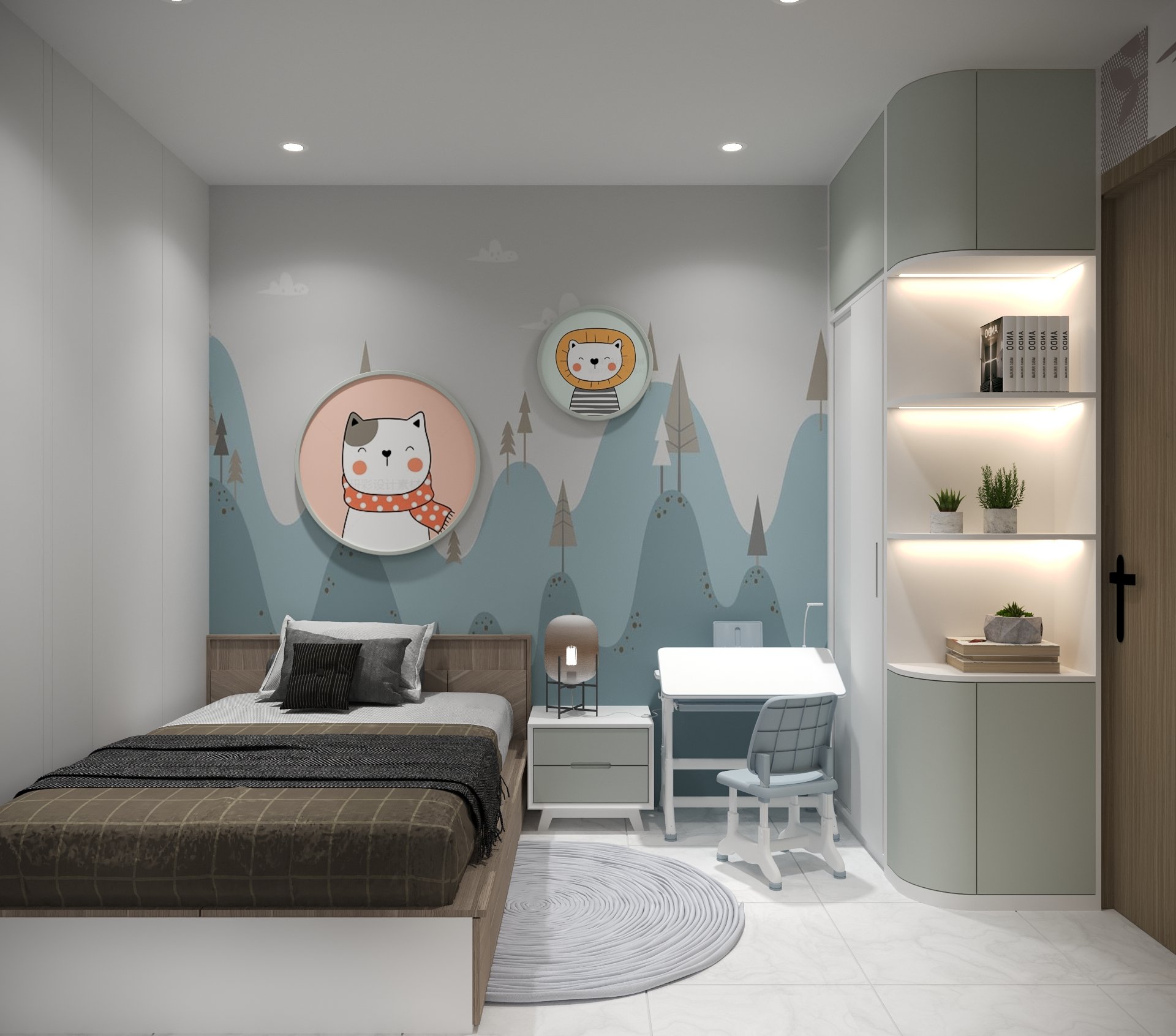 DỰ ÁN NHÀ Ở CẤP 4 GÁC LỬNG ĐẸP HIỆN ĐẠI TẠI ĐỨC HÒA, LONG AN | CÔNG TY XÂY DỰNG THUẬN NHÂN